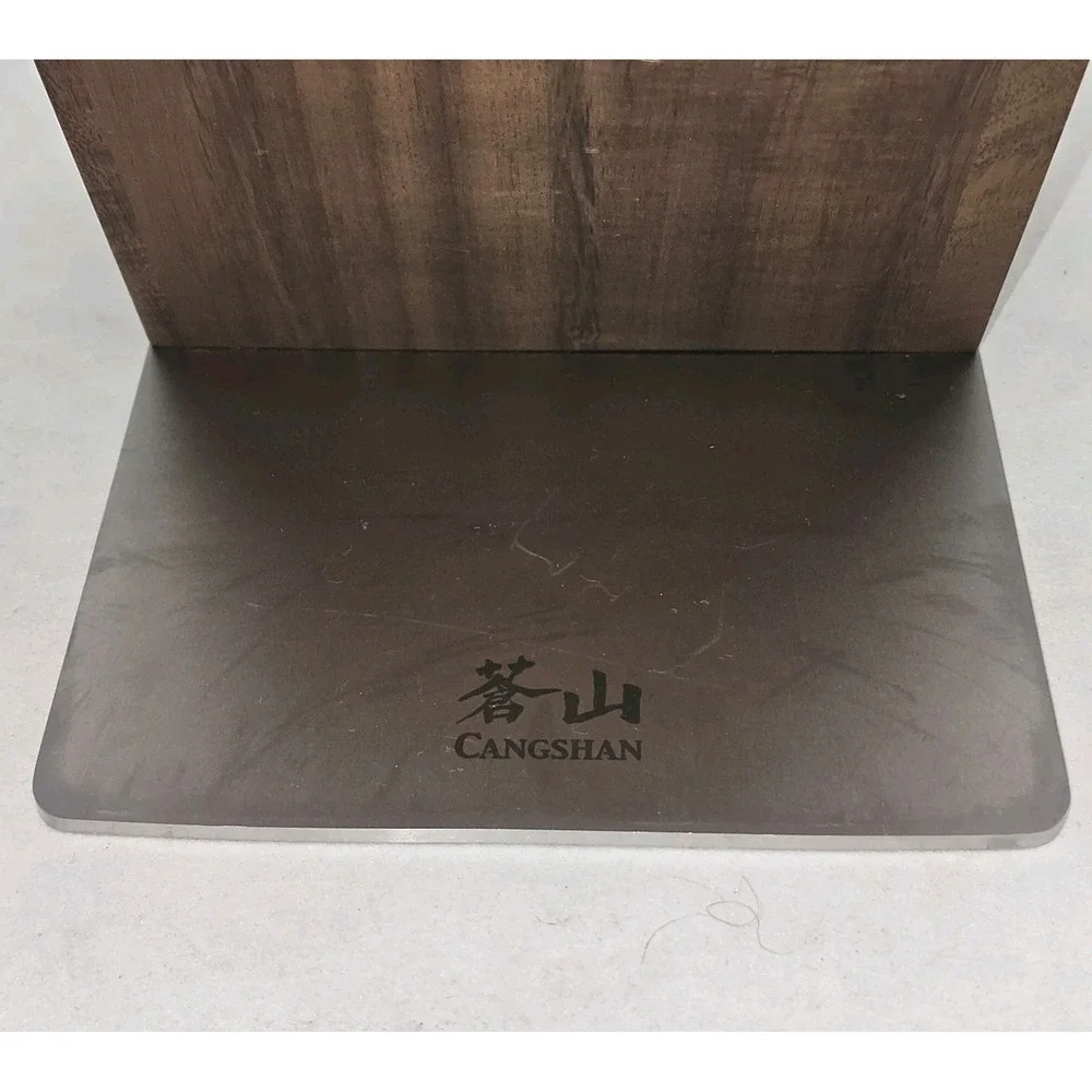 New Cangshan KITA Series Hua Modern Wood Knife Block ONLY